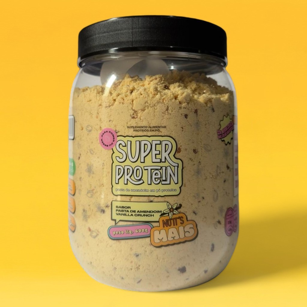 Whey Protein Zero Lactose Sabor Pasta de Amendoim Baunilha Crocante 600g