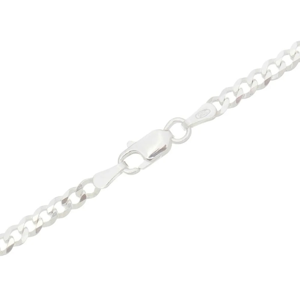 Detalhes do CORRENTE PRATA 925 GRUMET 1x1 ITALIANA 60CM 4MM