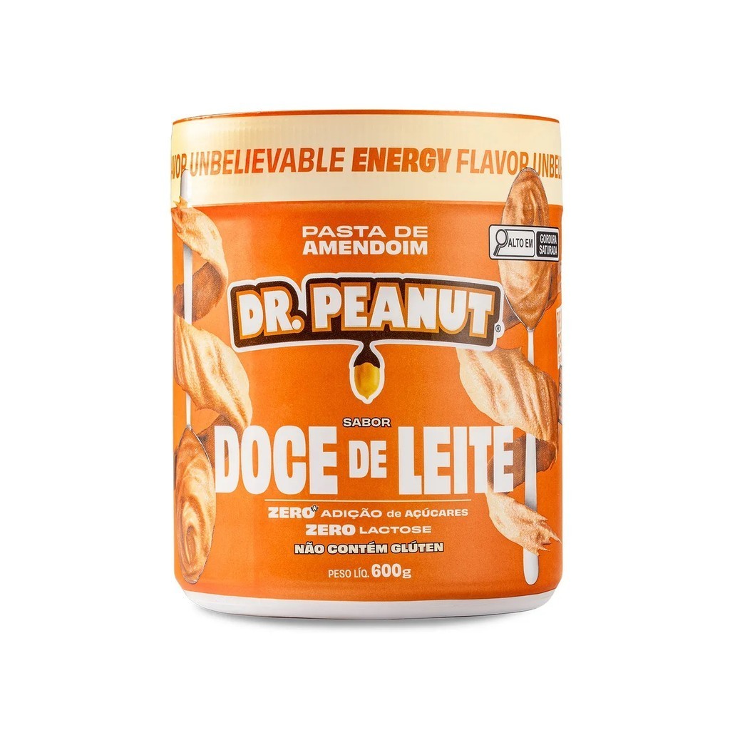 Pasta de Amendoim  Doce de Leite 600g - Dr. Peanut em Oferta na Shopee