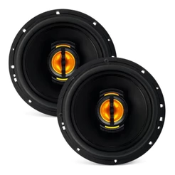 Kit de Alto-falantes Automotivos JB6 Flex 6" 110W 4 Ohms Preto Fácil de Instalar Leson - 2LS055060