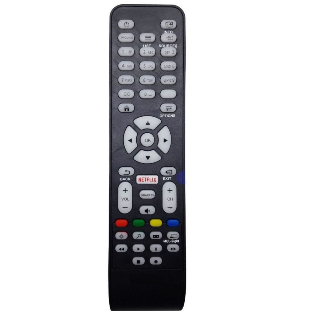 Controle Compatível Tv AOC Netflix LED Smart AOC