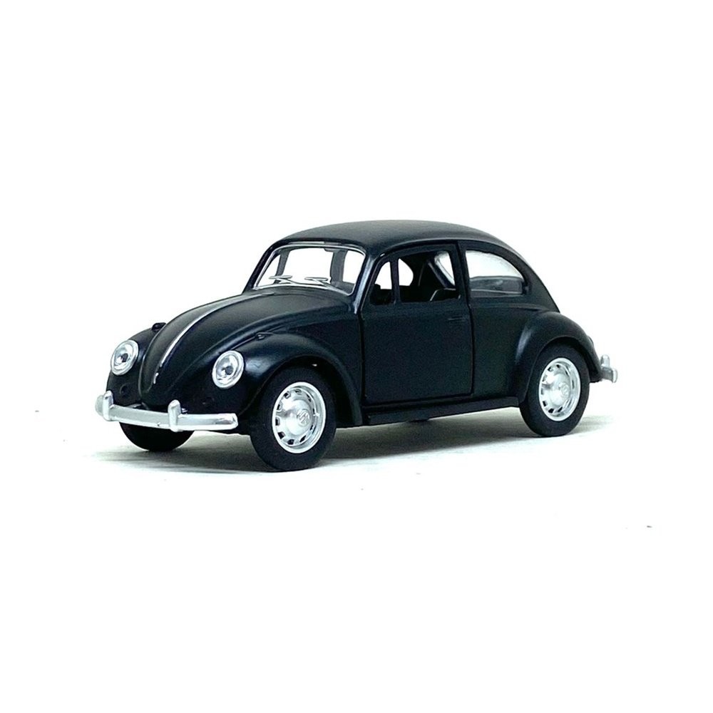 Miniatura Carro Volkswagen Classical Beetle/Fusca (1967) - Preto - C/ Fricção - Califórnia Junior - 1:36 - Califórnia Toys
