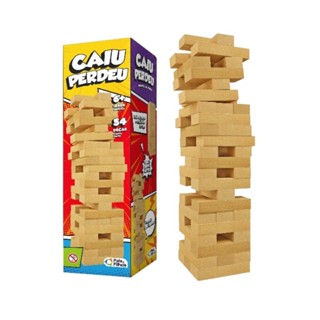 Jogo Caiu Perdeu 54 Peças Pais e Filhos - 7460-1 em Oferta na Shopee