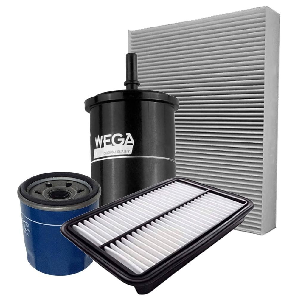 Kit Troca de Filtros HB20 1.0 12V 2012 a 2024 Flex Wega - Spare Parts and Accessories for Vehicles
