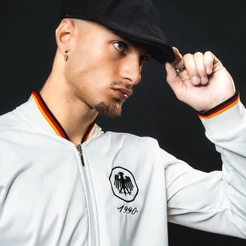 Jaqueta Alemanha Retrô 1990 Offwhite Masculina Oficial