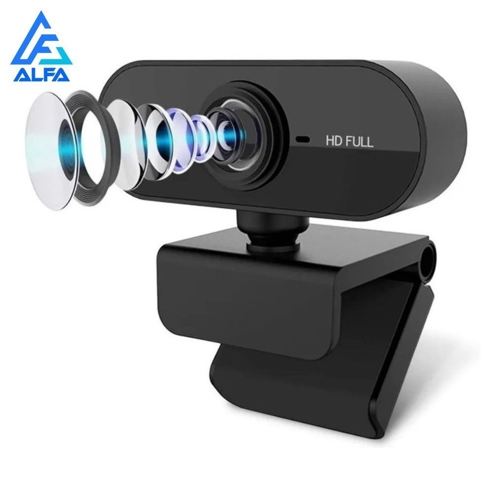 Hd Full 1080P Câmera Webcam Para Computador Visão 360º