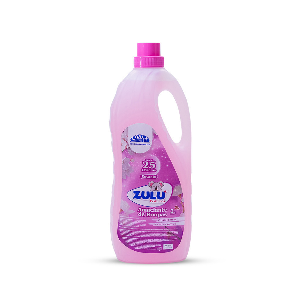 Amaciante de Roupas Zulu Perfumes + Coala Encanto 2L - Home & Living