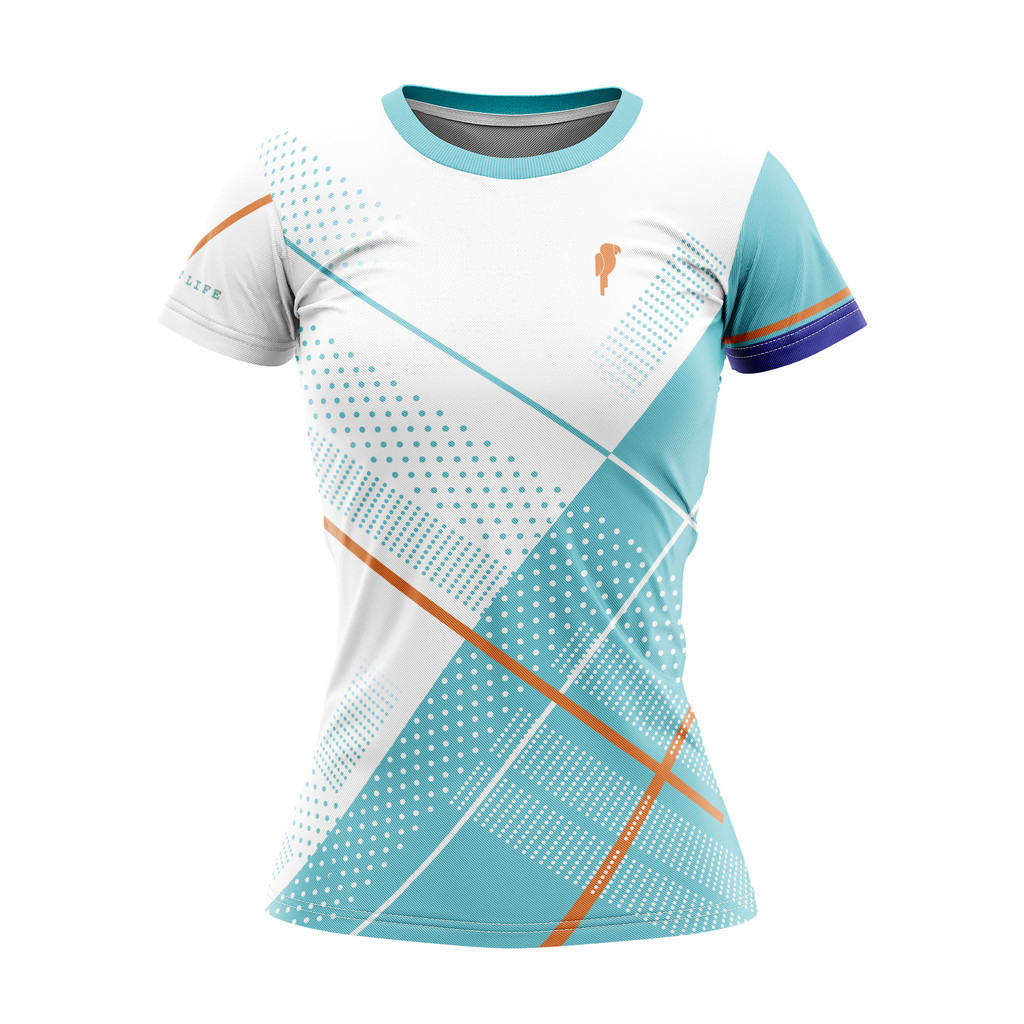 Camiseta Caminhada Dry Fit Feminina Academia Camisa Corrida Camisa Casual Beach Tennis Treino Esportes HL11