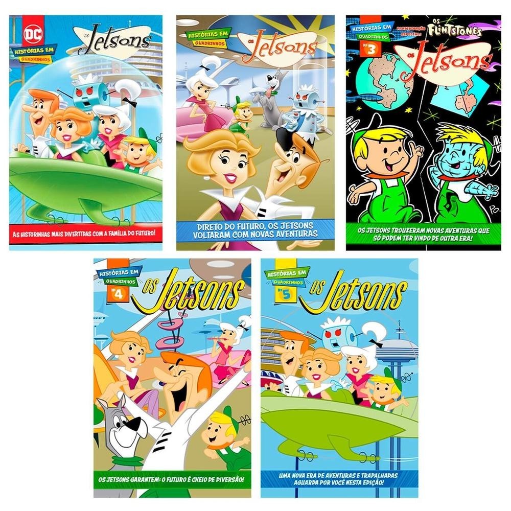 Coleção Quadrinhos Os Jetsons - Kit com 5 Quadrinhos - Books & Magazines