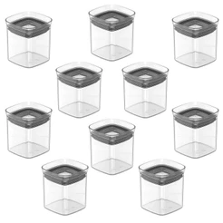 10x Porta Temperos Pote 150ml Organizador OU Block Hermético