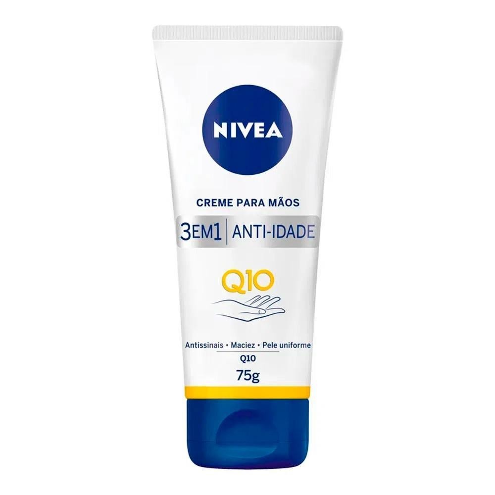 NIVEA 3 EM 1 ANTI-IDADE Q10 CREME PARA MÃOS COM 75G