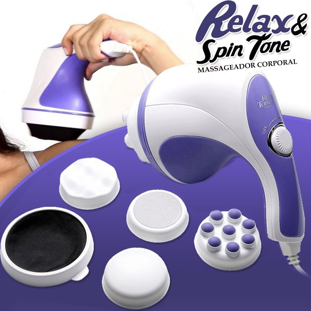 Massageador Orbital Corporal 360º Relax Spin Tone