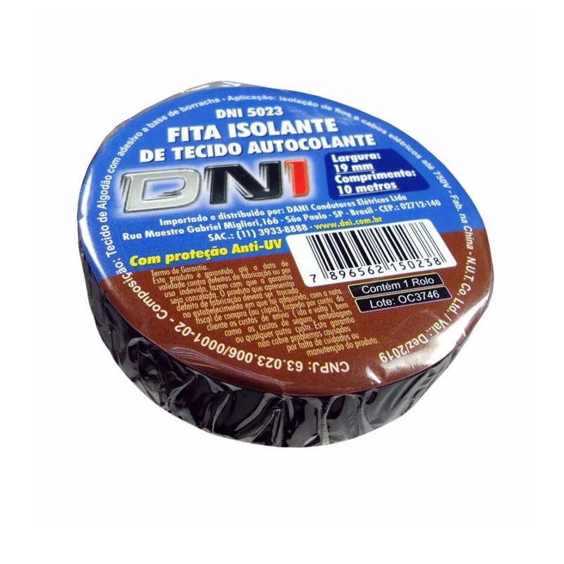 Fita Tecido Isolante DNI5023 em Oferta na Shopee