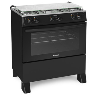 Fogão 5 Bocas à Gás Itatiaia Star New Acendimento Automático e Forno Limpa Fácil Preto Bivolt em Oferta na Shopee