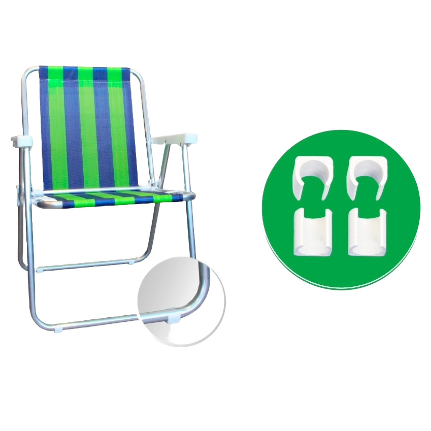 Protetor para cadeira de praia - Kit para 4 cadeiras