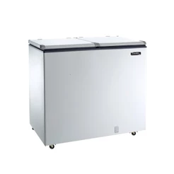 Freezer Horizontal Esmaltec 325 Litros ECH350 | Porta Cega, Dupla Ação, Branco
