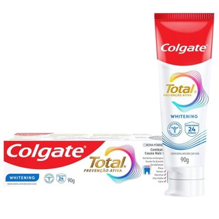 Creme Dental Colgate Total 12 Whitening 90g em Oferta na Shopee