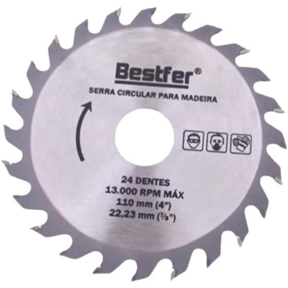 Disco Serra Circular Widea 24D 4 3/8X20Mm Bestfer