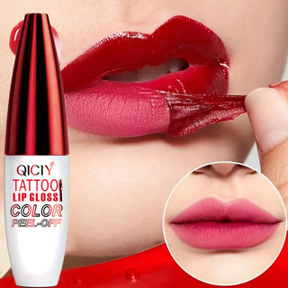 QICIY 4 Cores Líquido Peel-off Brilho Labial À Prova D'água De Longa Duração Batom Fosco …