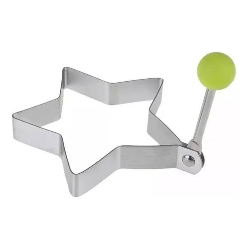 Molde Ovo Frito Estrela Aço Inox Molde Para Fritar Estrela