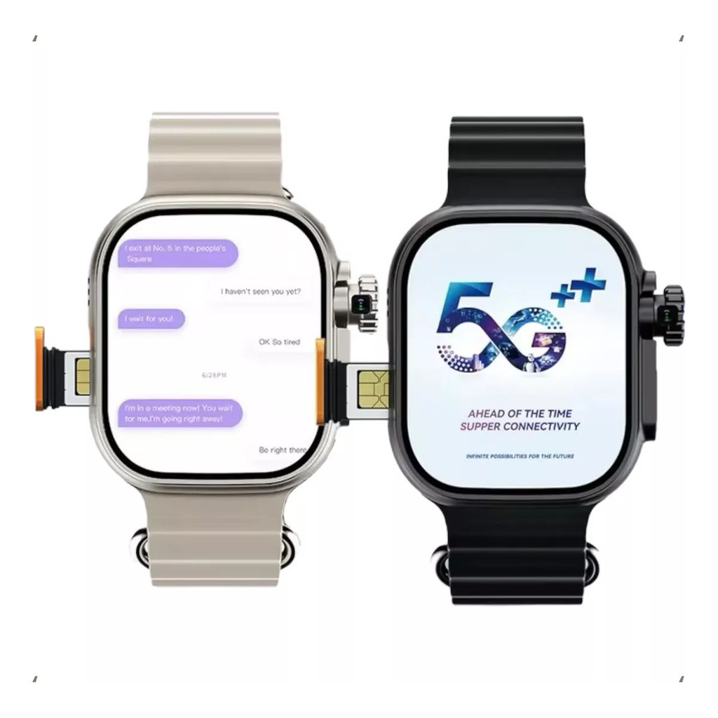 Novo Relógio Smartwatch Hw Ultra2 4/5g 64gb C/chip 2 Câmeras Wifi Import's