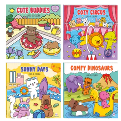 Kit Livros de colorir - Cozy & cute days