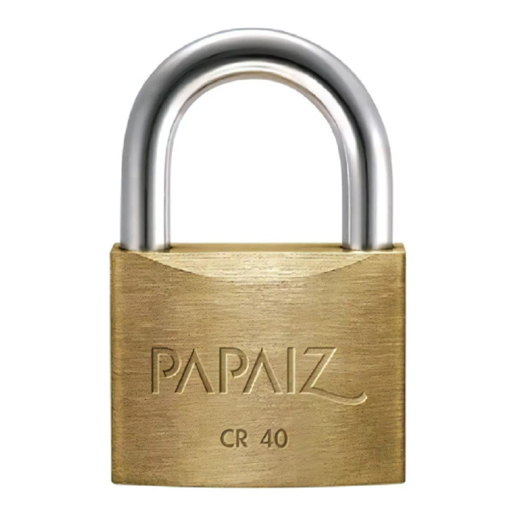 Cadeado De Latão Cr40 - Papaiz