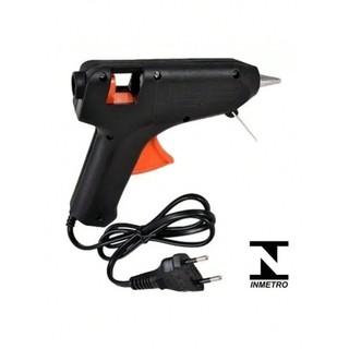 Pistola Cola Quente 40W Bivolt  2 Bastões Artesanato Projetos Criativos