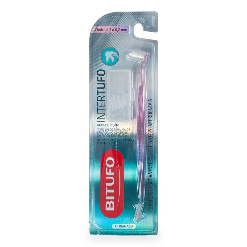 Escova Dental Bitufo Intertufo Cilíndrica 3 a 6,2mm em Oferta na Shopee