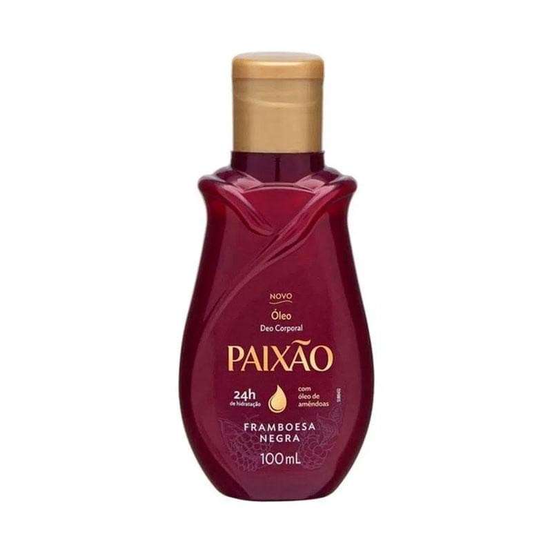 Óleo Deo Corporal Paixão Framboesa Negra 100ml em Oferta na Shopee