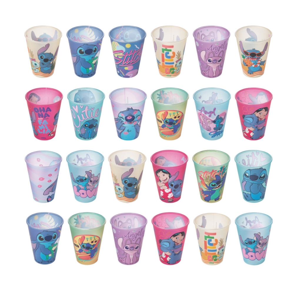 Kit Copos Stitch Patrulha Canina Capivara Gabby Bluey Lembrancinhas Aniversário Colecionável 280 ML em Oferta na Shopee