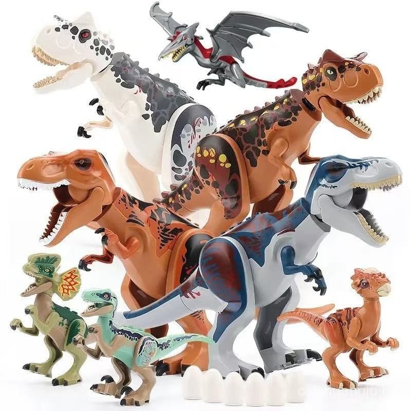 Lego Dinossauro Blocos De Construção Tiranossauro Rex Parque Mundial Jurássico Brinquedo Dinossauro