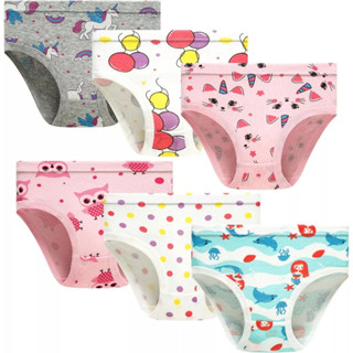 Kit 12 Calcinhas Infantil Tanga Estampadas Coloridas em Oferta na Shopee