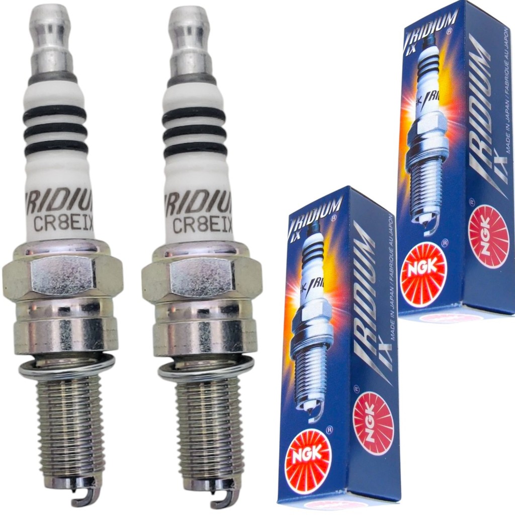 Par Vela De Ignição Iridium Ngk CR8EIX Kawasaki Ninja 250r 300 Kasinski Comet Mirage 650 Yzf R3 em Oferta na Shopee