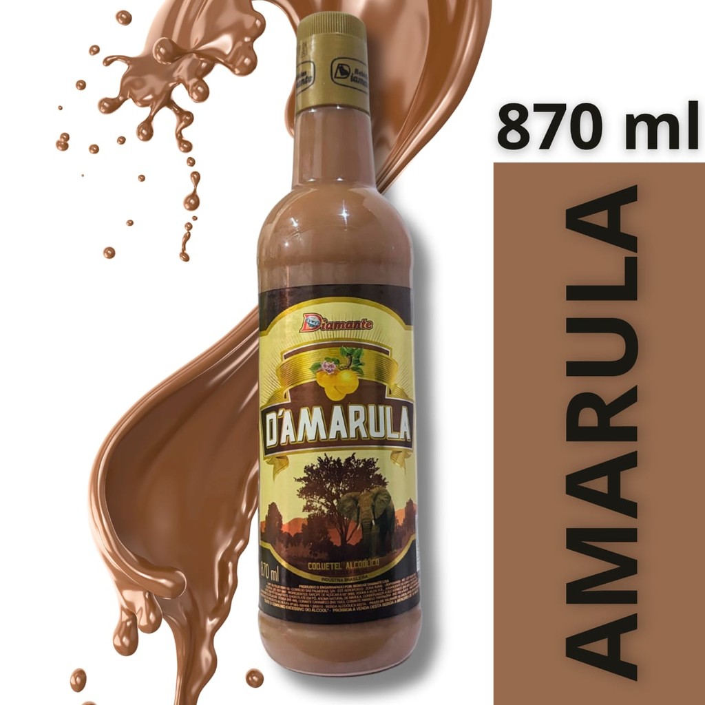 Licor D' Amarula Marula Diamante Coquetel Doce Docinha Original em Oferta na Shopee