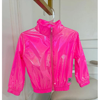 Jaqueta Corta Vento Kids/Infantil Rosa NEON ARCO-IRIS em Oferta na Shopee