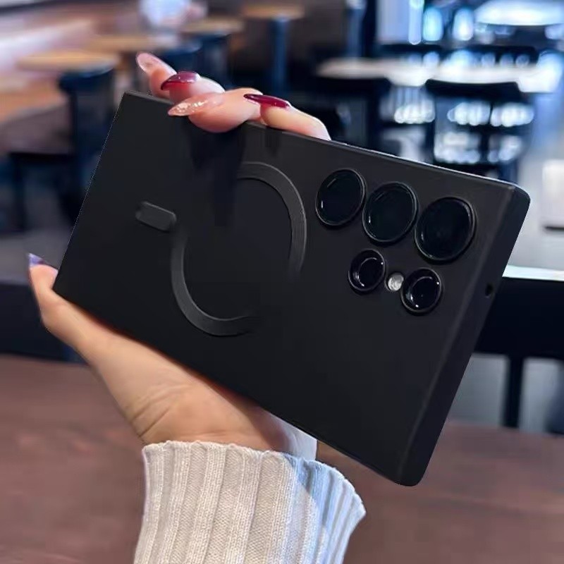 Capa Magnética Metálica Para Samsung A05 A05S A14 A15 A16 A24 A25 A26 A34 A35 A36 A54 A55 A56 4G 5G Chapeamento De Silic em Oferta na Shopee