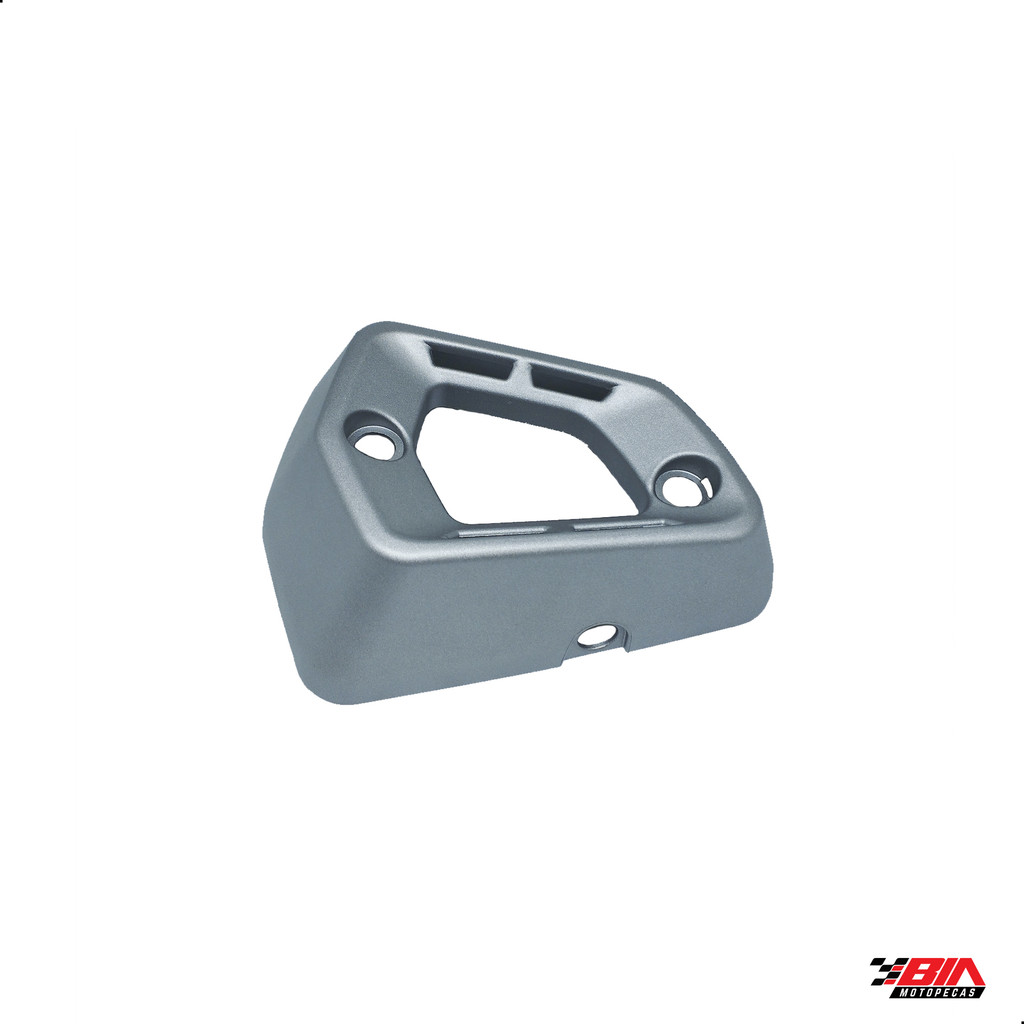 Bocal Proteção Escape Twister Cb300f 2022 2023 2024 2025 Preto/Prata — imagem 2 de 2
