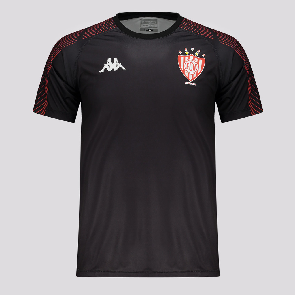 Camisa Kappa Noroeste Supporter Athens Preta em Oferta na Shopee