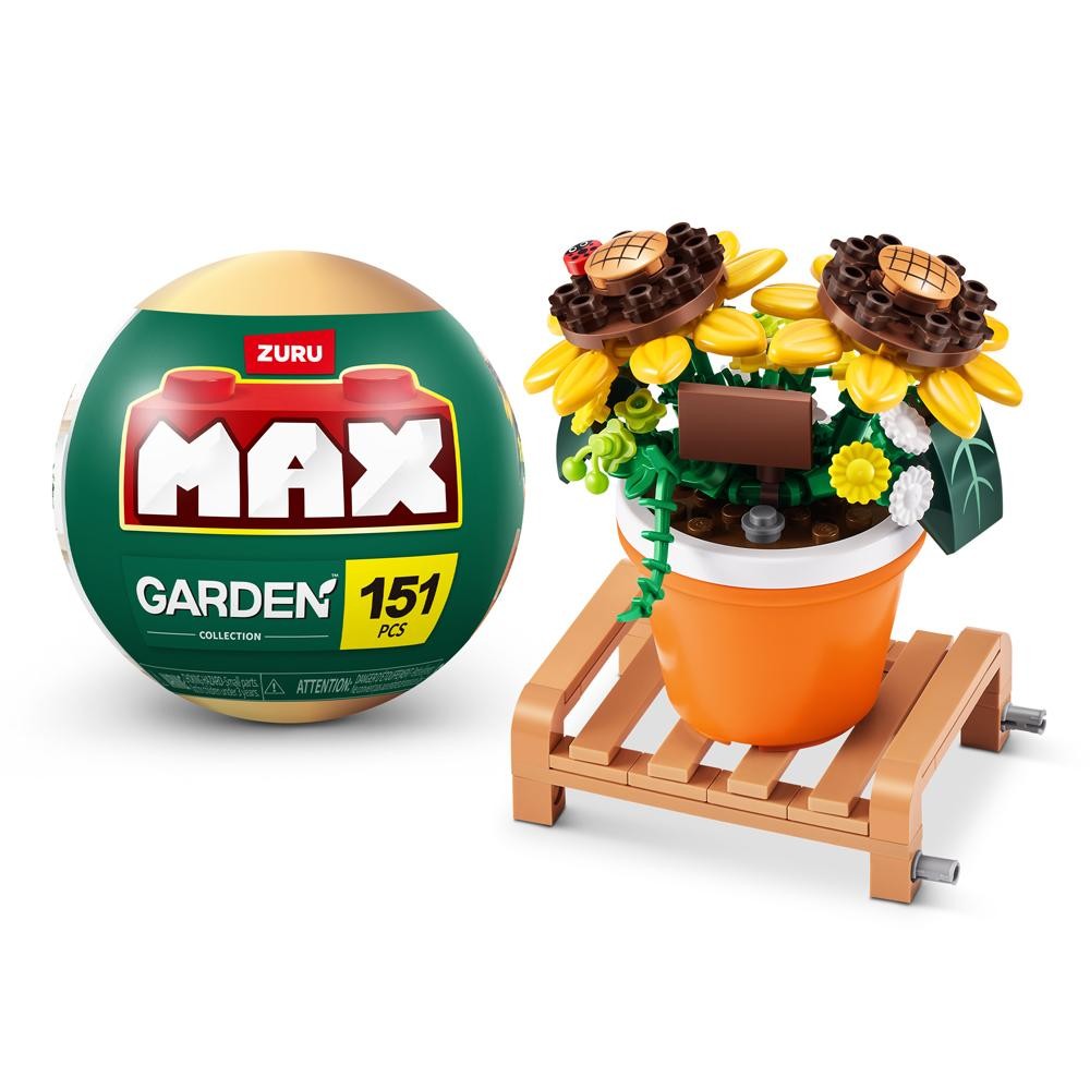 Blocos de Montar Max Premium Garden - Girassol 151 pçs em Oferta na Shopee