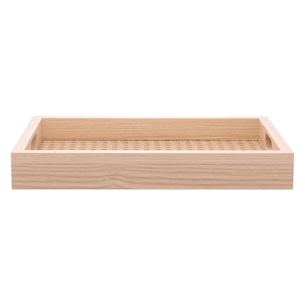 Bandeja Retangular de Mdf com Fundo Treliça 31,5x21,5cm / 36,5x26,5cm - Lyor · foto 2