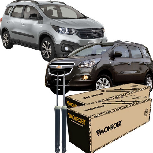 Kit Amortecedor Traseiro Monroe Gm Spin Pressurizado