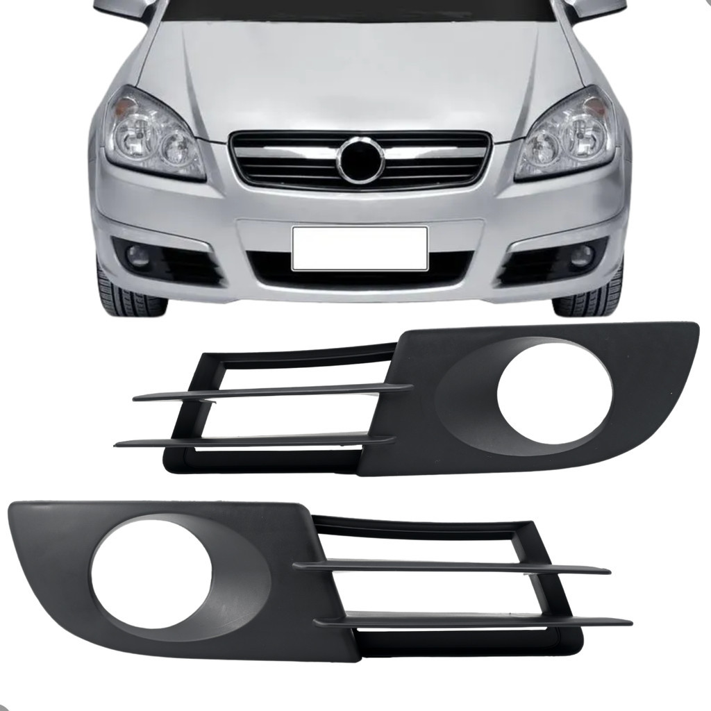 Par Moldura Farol Milha Vectra 2006 2007 2008 2009 Com Furo