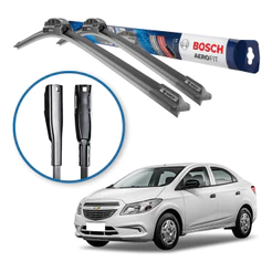 Palhetas Limpador Bosch Gm Chevrolet Prisma 2016 2017 2018