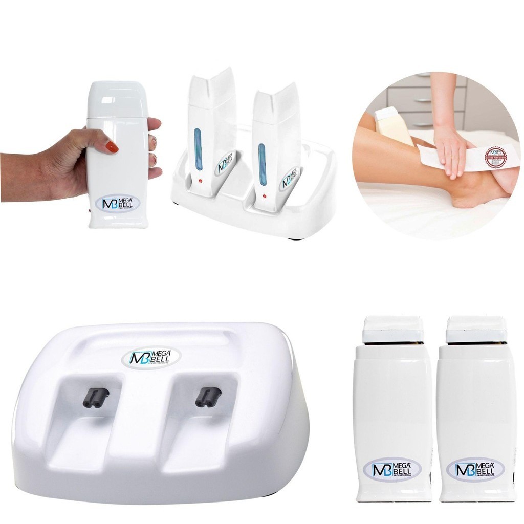 Termocera Base Dupla + 2 Aquecedor Rollon De Cera - Beauty