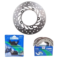 Disco de Freio Dianteiro Factor 125i Fazer 150 / Factor 150 2016-2025 + Pastilhas e Lonas