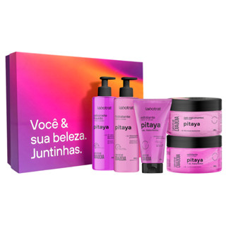 Kit Para Cuidado Rosto Corpo Hidrata Esfolia Pitaya Labotrat em Oferta na Shopee