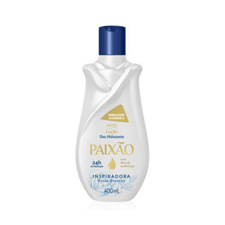 Hidratante Corporal Rosas Brancas Óleo Amêndoas Paixão 400ML