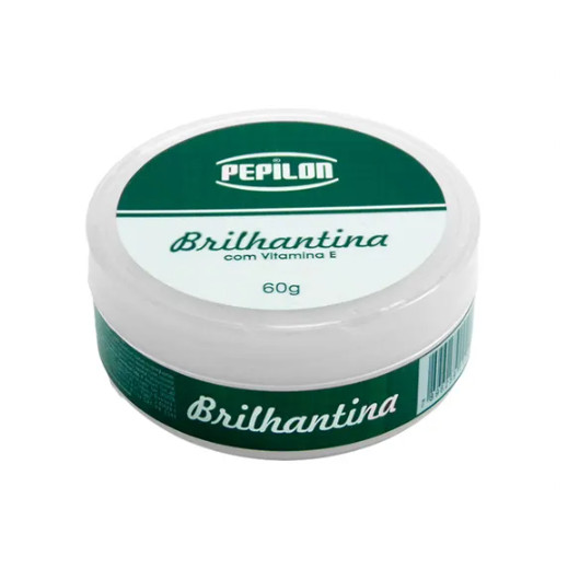 Brilhantina Pomada Modeladora Com Vitamina E 60G - Pepilon em Oferta na Shopee