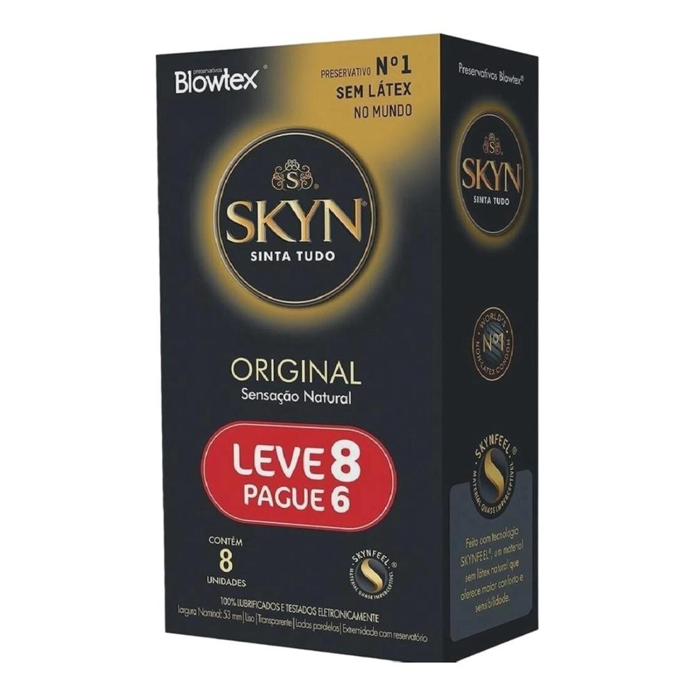 Preservativo Blowtex Skyn Original Leve 8 Pague 6